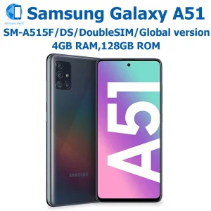 Samsung Galaxy A51 Smart Android double SIM édition mondiale écran AMOLED de 6,5 pouces 4GB 128GB Samsung huit cœurs 4CameraNFCdéverrouillage
